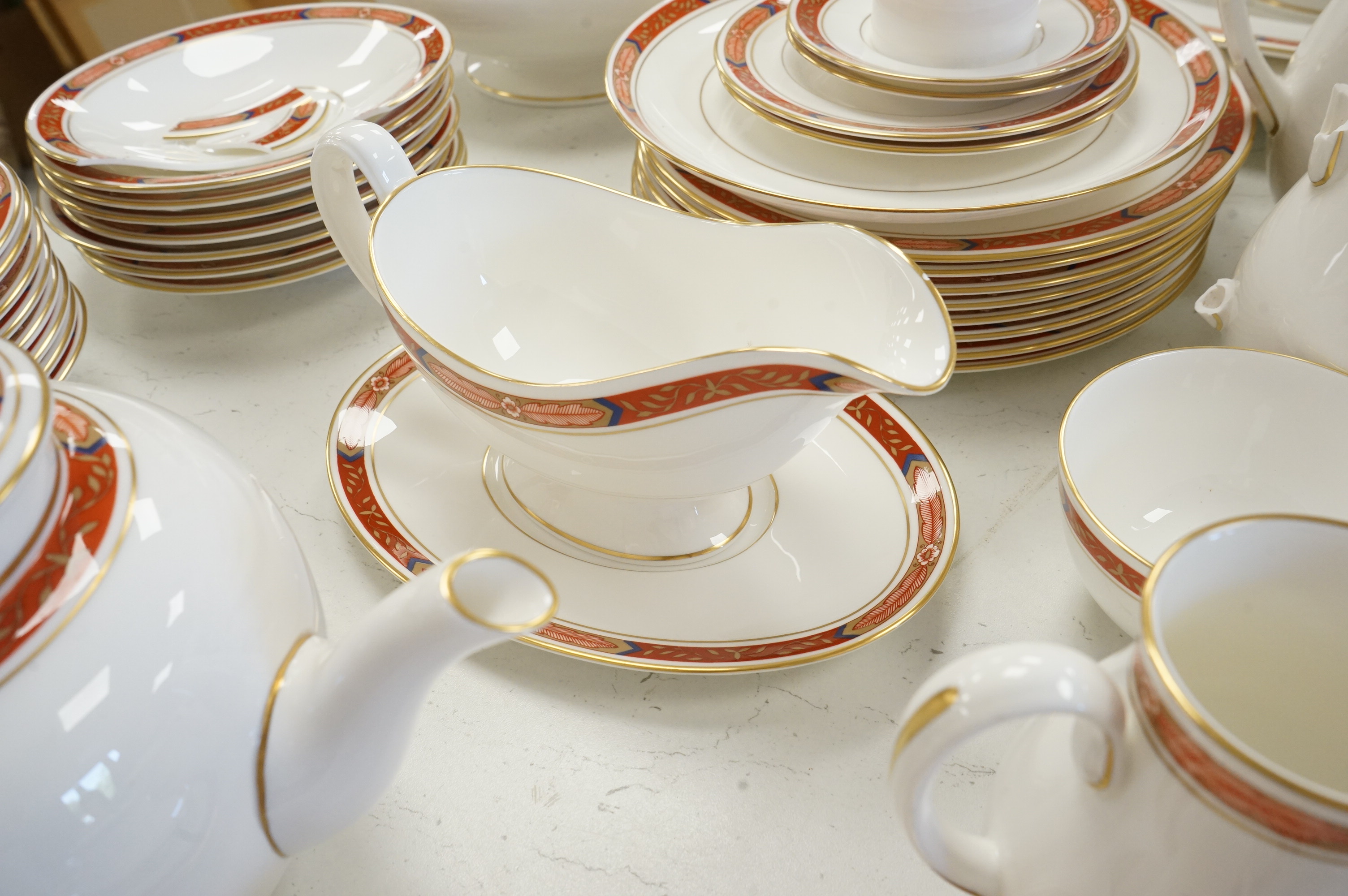 A Royal Worcester Beaufort dinner service